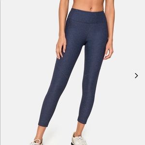 NWT Outdoor Voices Navy Warm Up Leggings